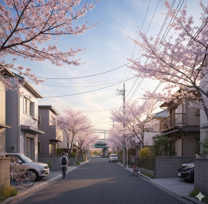 東京都杉並区の住宅街のイメージ