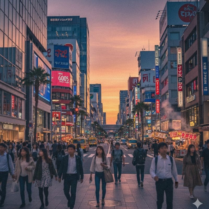 今田美桜さんの地元と推察される福岡市の街並みのイメージ