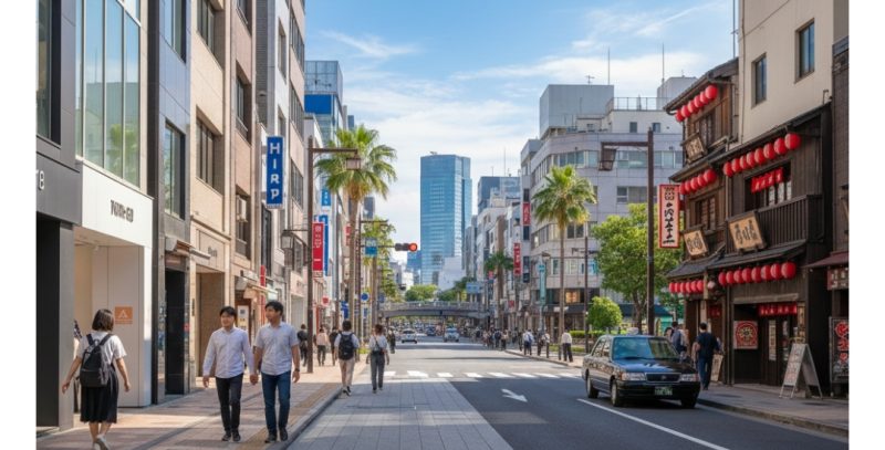 福岡市の街並み