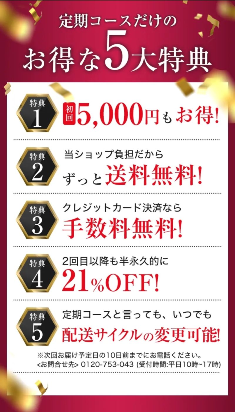 公式サイトの割引キャンペーンを示す画像