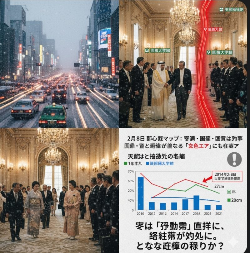 画像：天候と投票率の相関。雪が降れば「浮動票」は激減し、組織戦の様相を呈する）