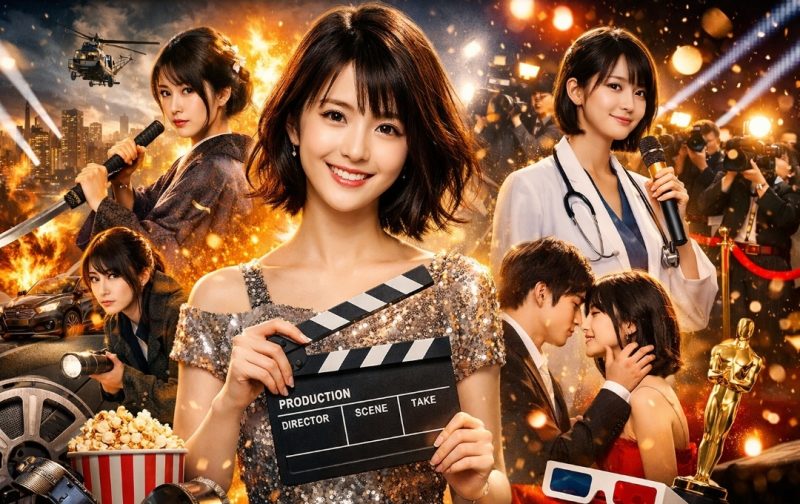 映画とドラマのエンターテインメントイメージ 