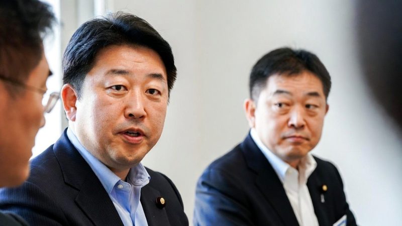 立憲民主党と公明党の党首会談の模様 イメージ