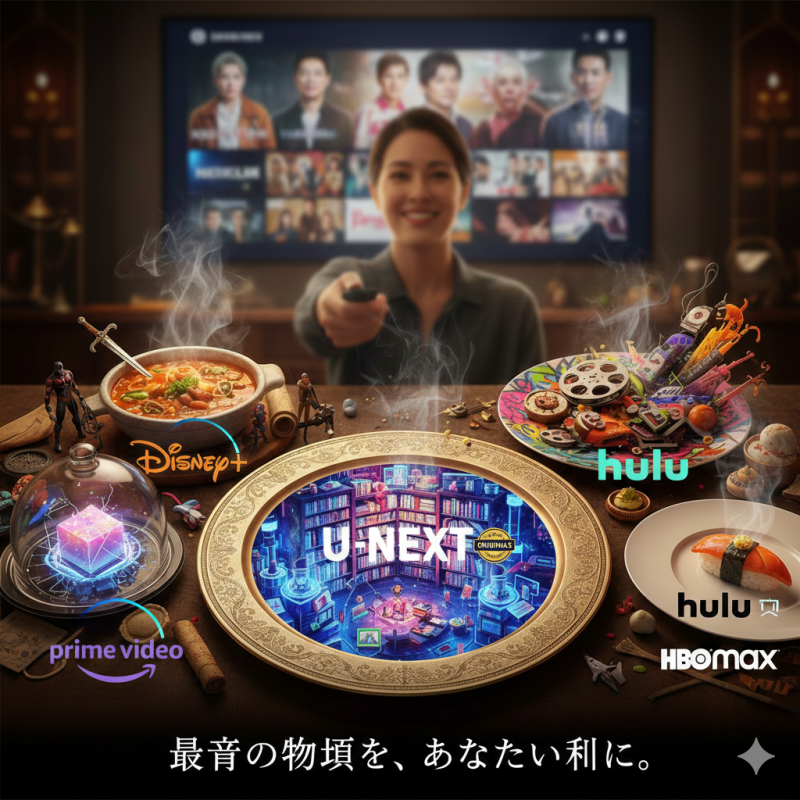 動画配信サービスを比較