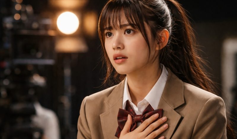 演技に打ち込む原菜乃華の表情