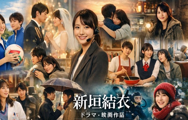 新垣結衣のドラマ・映画作品イメージ