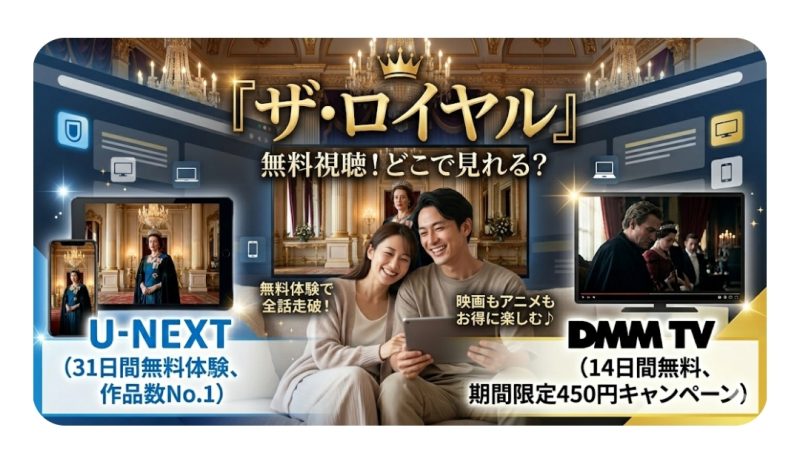 『ザ・ロイヤルファミリー』を動画配信サービスの無料体験でお得に楽しむ