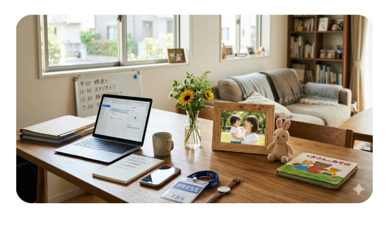 仕事と育児を両立させる鈴木アナのライフスタイル（イメージ）