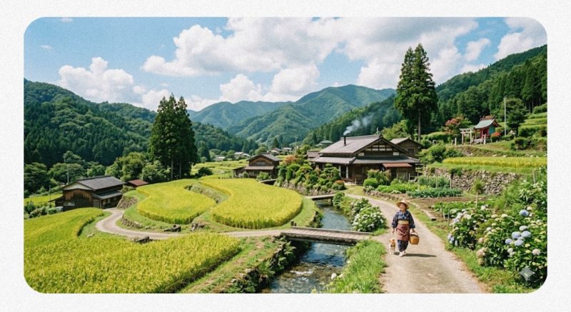 画像：朝ドラの舞台を彷彿とさせる、人々に愛される日本の原風景