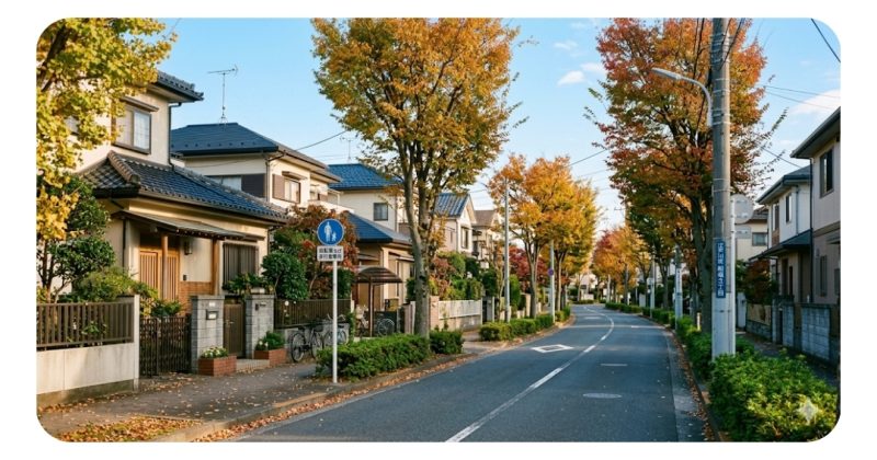 畑芽育さんの地元と噂される東京都江戸川区の街並みイメージ