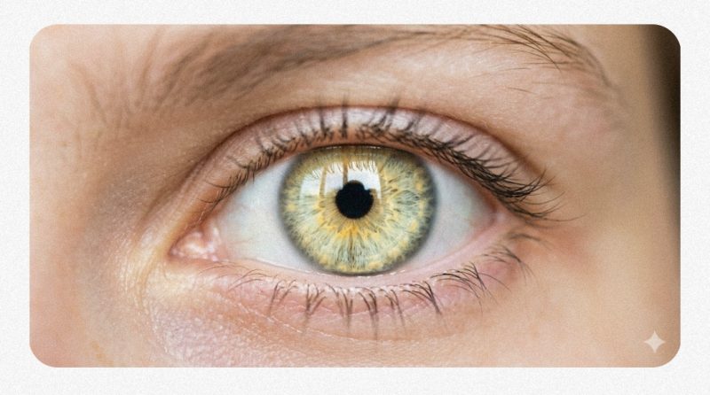 畑芽育さんのような透明感のある明るい茶色の瞳