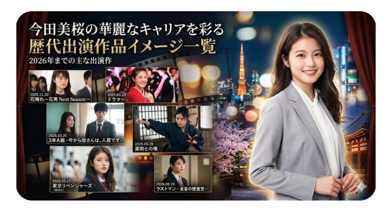 今田美桜の出演ドラマ・映画一覧のイメージ画像