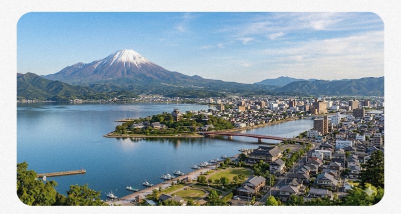 松本若菜の地元・鳥取県米子市の風景