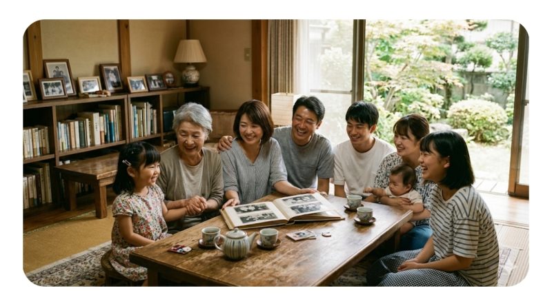 家族の絆と生い立ちのイメージ