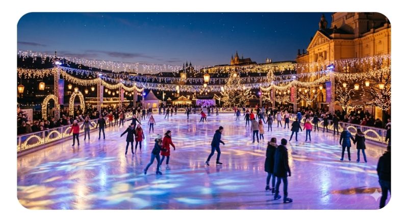 フィギュアスケートのリンクのイメージ画像