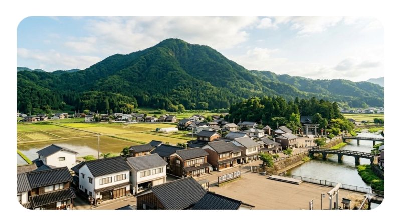 伊藤七海さんの実家がある福井県越前市のイメージ
