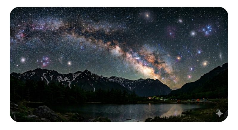 満天の星空のイメージ