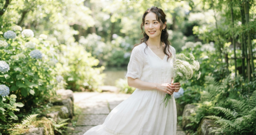 透明感あふれる女性のイメージ