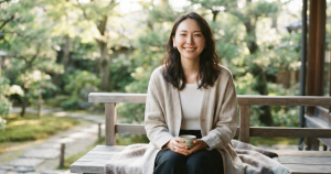 新垣結衣さんの雰囲気を象徴するポートレート