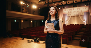 新人女優のポートレート