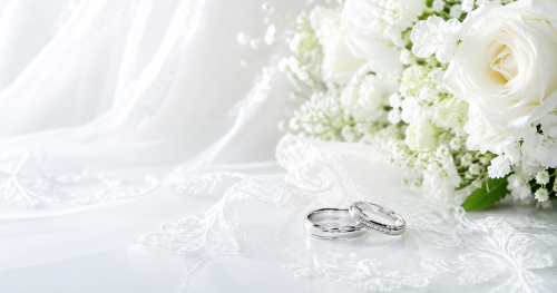 結婚や指輪をイメージした綺麗な背景